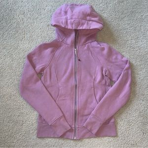 Lululemon Scuba Full Zip Hoodie Pink Taupe